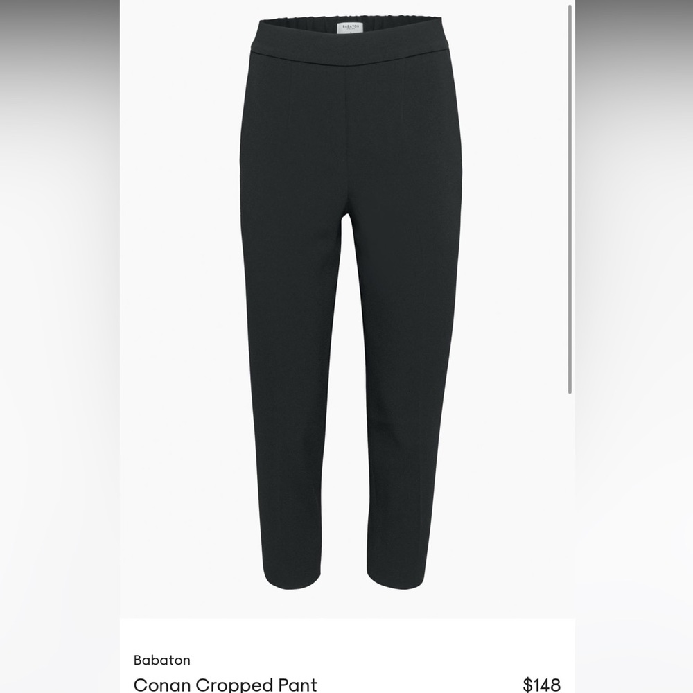 Babaton Cropped Japanese Fabric Trousers